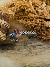 Load image into Gallery viewer, Navajo Pink Dream Mohave &amp; Sterling Silver Cuff Bracelet