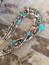 Load image into Gallery viewer, Daniel Coriz Multi Stone  Sterling Silver Beaded Necklace