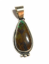 Load image into Gallery viewer, Navajo Turquoise  Sterling Silver Pendant
