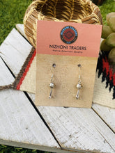 Load image into Gallery viewer, Navajo Sterling Silver Blossom Dangle Earrings