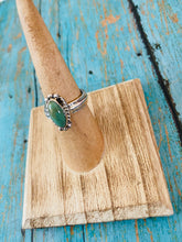 Load image into Gallery viewer, Navajo Royston Turquoise &amp; Sterling Silver Ring Size 5.5