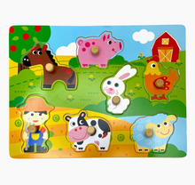 Load image into Gallery viewer, TOY - Farm Animal Puzzle