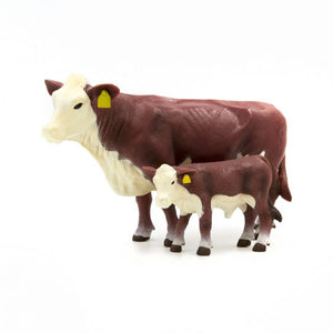 FARM TOY - Hereford Cow-Calf Pair