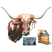 Load image into Gallery viewer, Puzzle - 550 piece Longhorn
