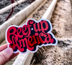Sticker - Beef Up America