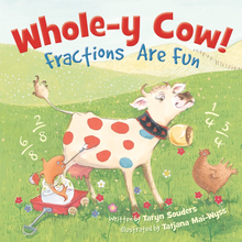 Load image into Gallery viewer, Book - Whole-y Cow! Fractions are Fun