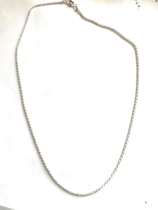 Sterling Silver 16 Inch Chain Necklace