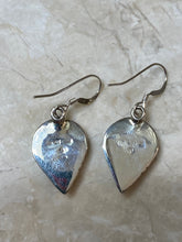 Load image into Gallery viewer, Turquoise Orange Spiny Drop Dangle Earrings 1.5”