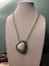 Load image into Gallery viewer, Navajo Sterling Silver And Turquoise Necklace By Tom Loy