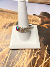 Load image into Gallery viewer, Navajo Multi-Stone And Sterling Silver Ring Size 10