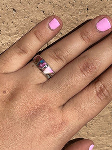 Pink Dream Triangle Stacker Ring