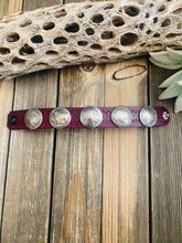 Load image into Gallery viewer, Navajo Buffalo Nickel and Brown Leather Bracelet