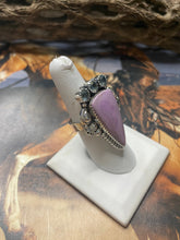 Load image into Gallery viewer, Handmade Phosphorite &amp; Topaz Adjustable Ring