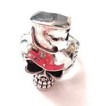 Load image into Gallery viewer, Handmade Sterling Silver Skull Ring Size 8.5