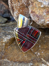 Load image into Gallery viewer, Navajo Fire Opal Pendant