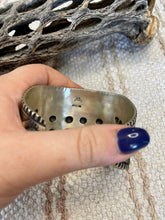 Load image into Gallery viewer, Navajo Sterling Silver Cuff Bracelet By Elvira Bill Signed And Stamped
