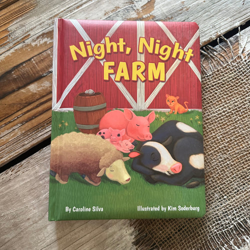 Book - Night, Night Farm- Children's Padded Board Book