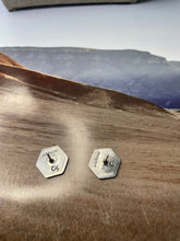Load image into Gallery viewer, Hopi Sterling Silver Stud Earrings