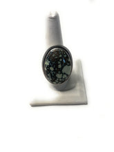 Load image into Gallery viewer, Navajo New Lander Turquoise And Sterling Silver Adjustable Ring