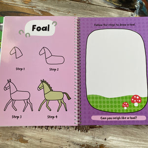 Book - My First Learn To Draw: Farm Animals