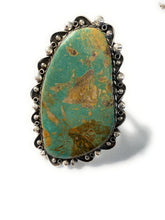 Load image into Gallery viewer, Navajo Royston Turquoise Sterling Silver Cuff Bracelet Signed