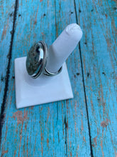 Load image into Gallery viewer, Navajo Golden Hills Turquoise And Sterling Silver Adjustable Ring
