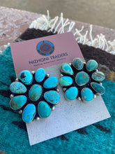 Load image into Gallery viewer, Navajo Royston Turquoise earrings by Sheila Becenti