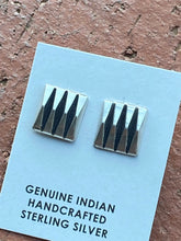 Load image into Gallery viewer, Leander Tahe Beth Dutton Sterling Mini Earrings