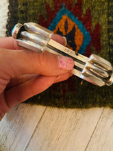 Load image into Gallery viewer, Old Pawn Vintage Navajo Turquoise &amp; Sterling Silver Watch Cuff