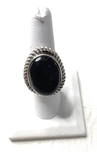 Load image into Gallery viewer, Old Pawn Navajo Sterling Silver &amp; Charorite Ring Size 7.5