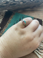 Load image into Gallery viewer, Navajo Sterling Silver &amp; Multi Stone Inlay Ring Size 5.5
