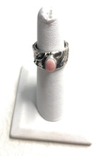Load image into Gallery viewer, Navajo Pink Conch Tufa Cast Ring Signed