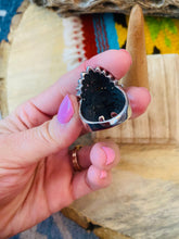 Load image into Gallery viewer, Handmade Sterling Silver Skull Ring Size 9
