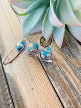 Load image into Gallery viewer, Navajo Multi Stone Spice &amp; Sterling Silver Adjustable Ring