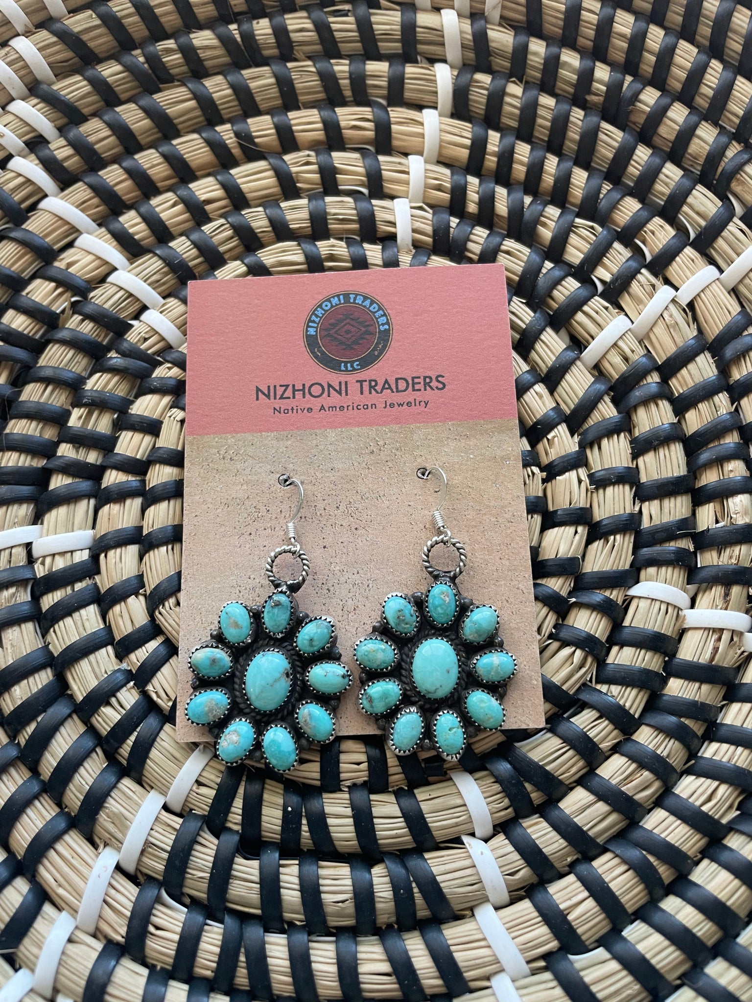 Monroe Native American Turquoise Earrings - Silver | Vintage native american  jewelry, Sterling silver rings turquoise, Earrings