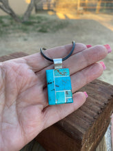 Load image into Gallery viewer, OLD PAWN Inlay Turquoise necklace