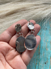 Load image into Gallery viewer, Navajo Sterling Silver &amp; Black Onyx Dangle Earrings
