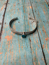 Load image into Gallery viewer, Navajo Sterling Silver &amp; Turquoise Stacker Cuff Bracelet