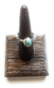 Navajo Golden Hills Turquoise and Sterling Silver Rings