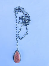 Load image into Gallery viewer, Navajo Handmade Orange Spiny And Sterling Silver Necklace By Emer Thompson