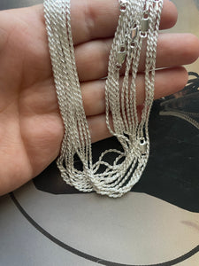 Sterling Silver 16 Inch Chain Necklace