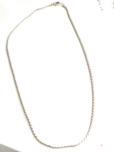 Load image into Gallery viewer, Sterling Silver 18 Inch Chain Necklace larger