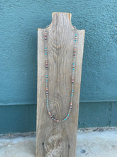 Load image into Gallery viewer, Navajo Multi Stone And Sterling Silver Beaded Necklace 30INCH