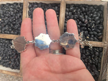 Load image into Gallery viewer, Handmade Sterling Silver Turquoise, &amp; Coral Cluster Bracelet Signed Nizhoni