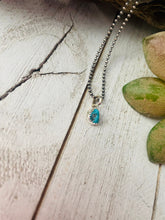 Load image into Gallery viewer, Navajo Sterling Silver &amp; Kingman Turquoise Mini Pendant