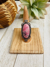 Load image into Gallery viewer, Navajo Rhodochrosite And Sterling Silver Ring Size 9 Signed