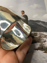 Load image into Gallery viewer, Navajo Sterling Silver Southwest Tribal Bracelet Cuff Signed