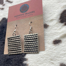 Load image into Gallery viewer, Navajo Sterling Silver Dangle Earrings