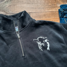 Load image into Gallery viewer, Quarter Zip Crew - Bull