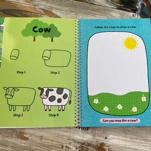 Book - My First Learn To Draw: Farm Animals